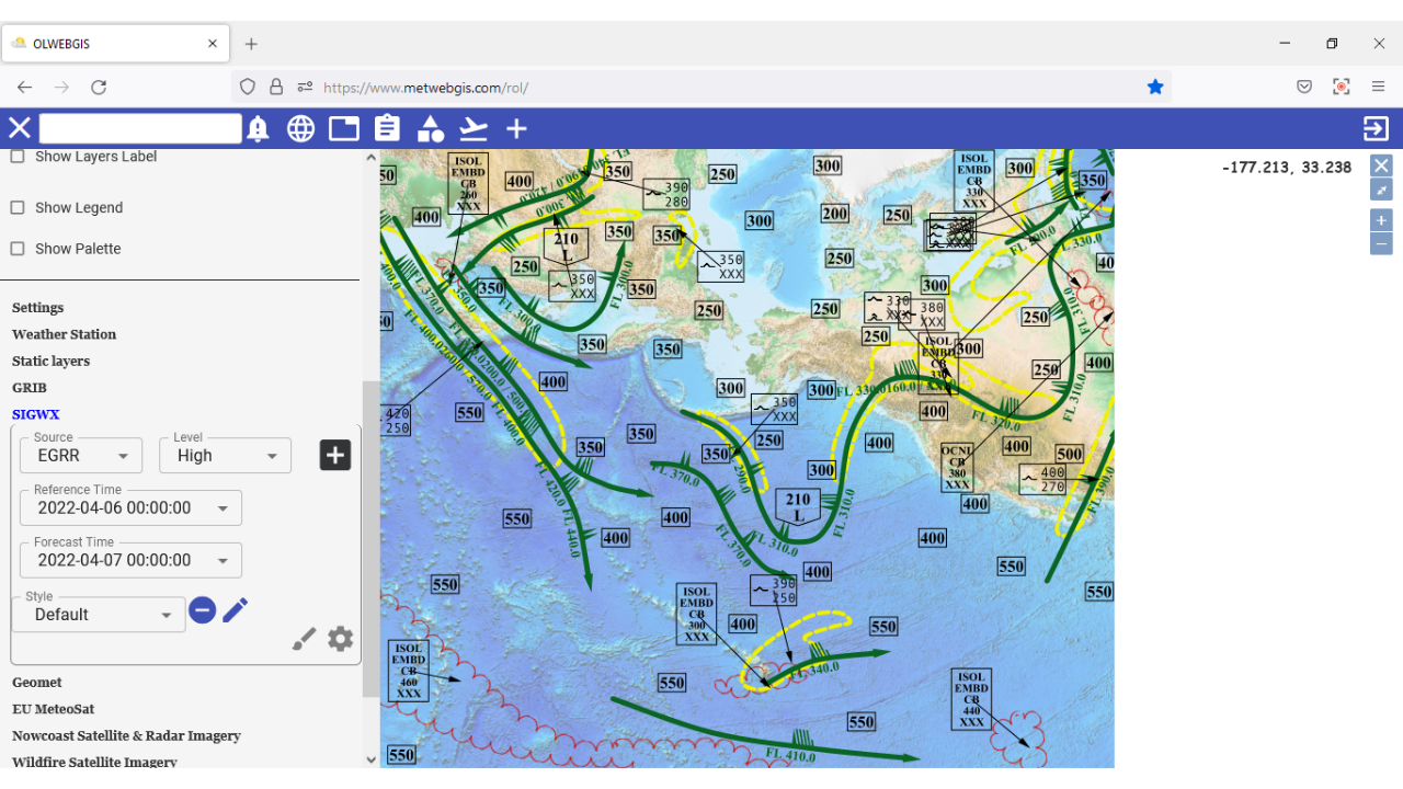 WAFS-WebGIS Flight Plan