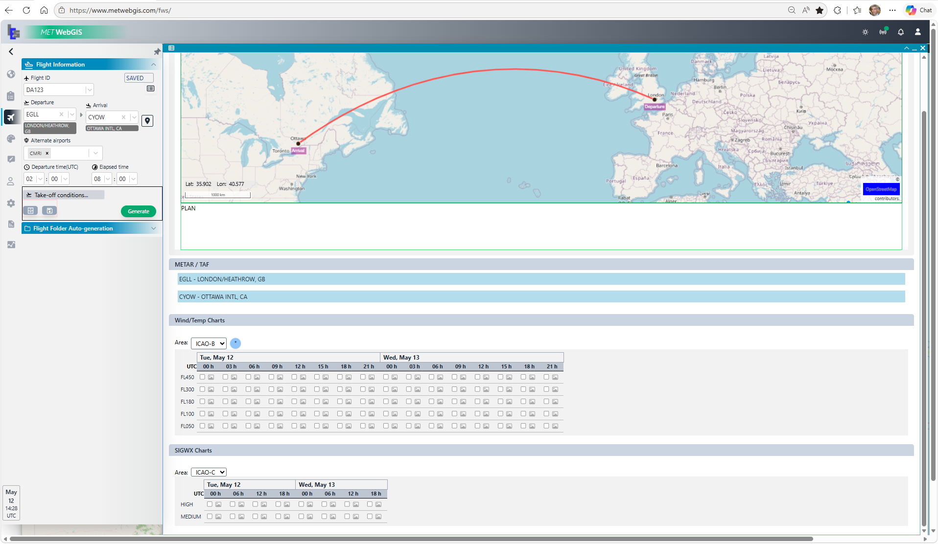 Flight Plan Module